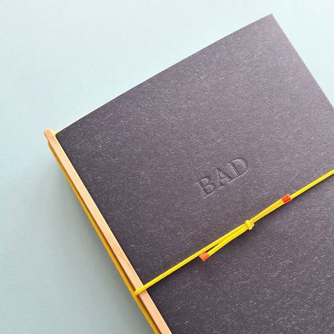Badly Made Books - Book Stick A5 Navy/Yellow