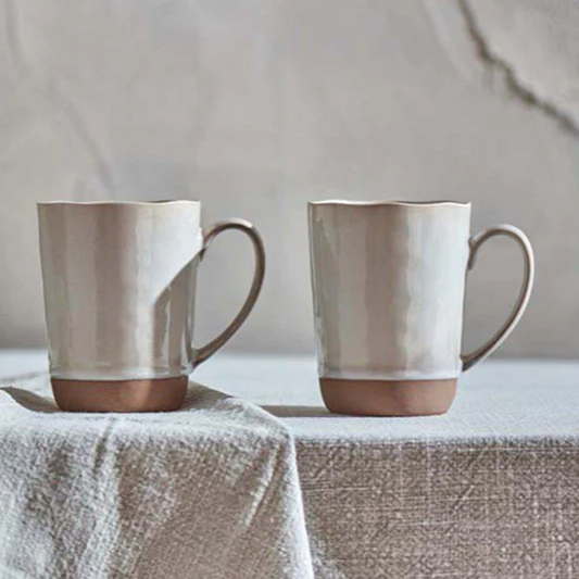 Nkuku Ceramic Mug - Edo Mug - Terracotta