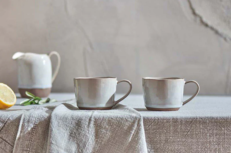 Nkuku Ceramic Mug - Edo Mug - Terracotta