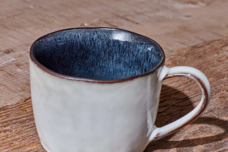 Nkuku Ceramic Mug - Simi Mug - Deep Blue