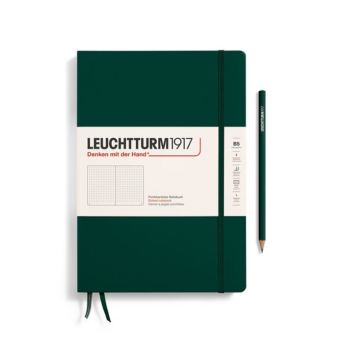 Leuchtturm1917 - B5 Notebook - Composition Hardcover Dotted