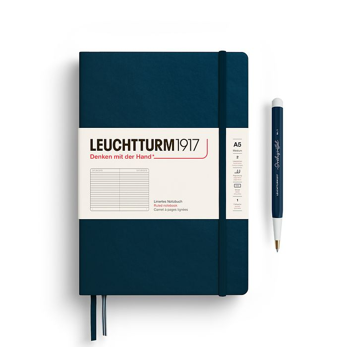 Leuchtturm1917 - A5 Notebook - Hardcover Lined