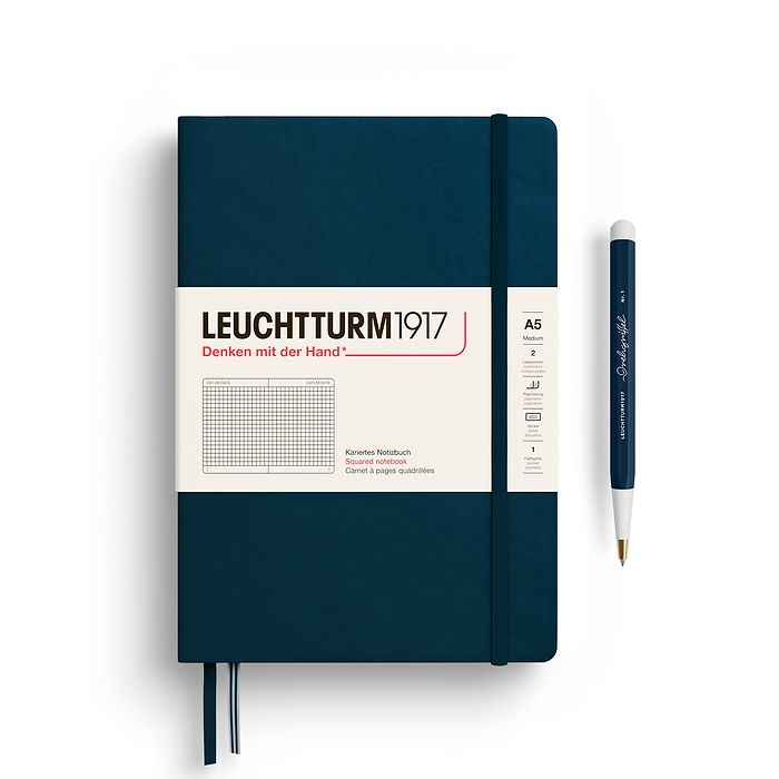 Leuchtturm1917 - A5 Notebook - Hardcover Squared