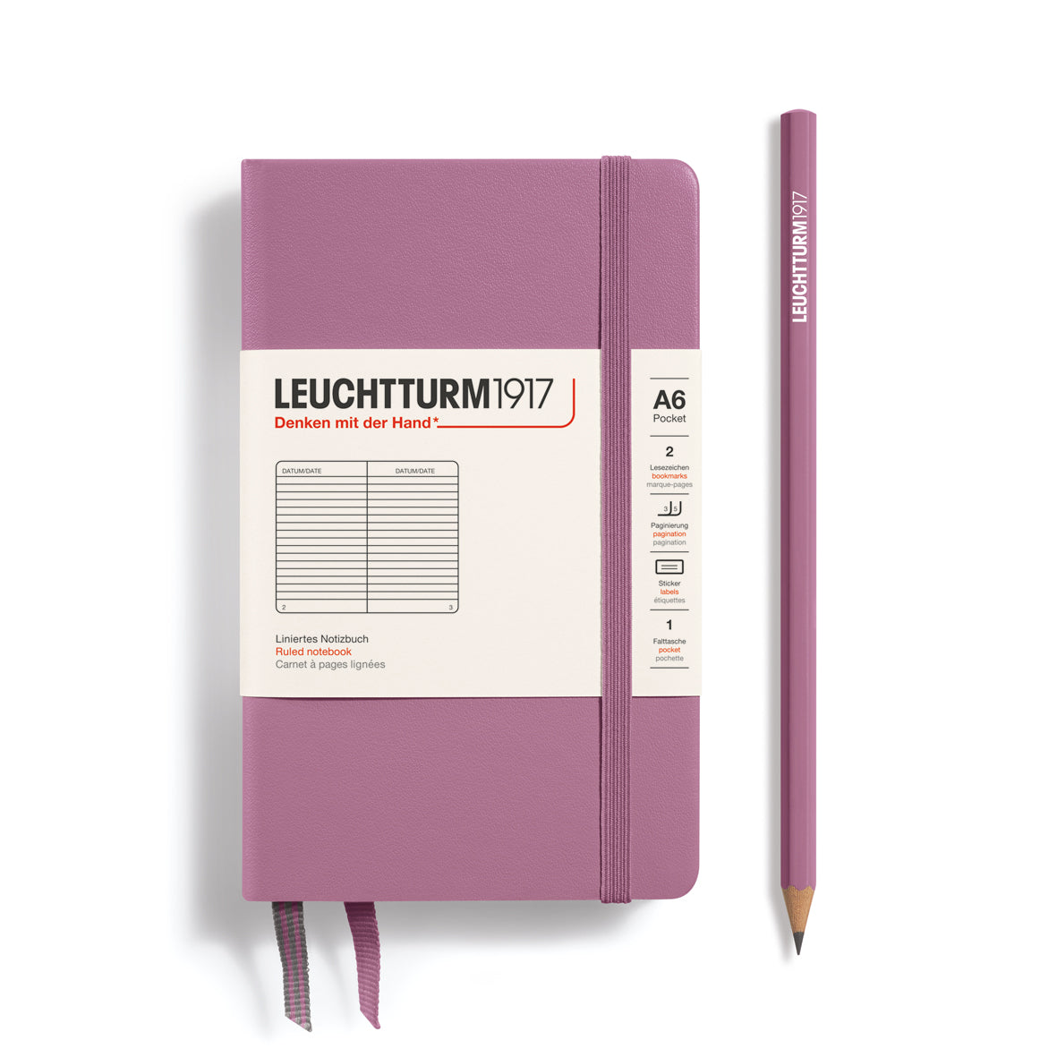 Leuchtturm1917 - A6 Notebook - Hardcover Ruled Lined