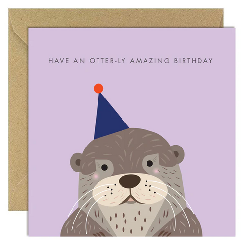 Bold Bunny - Otterly Amazing Birthday