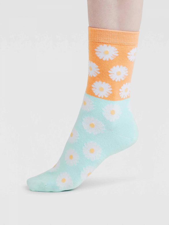 Thought Ladies Socks - Cotton Daisy Floral