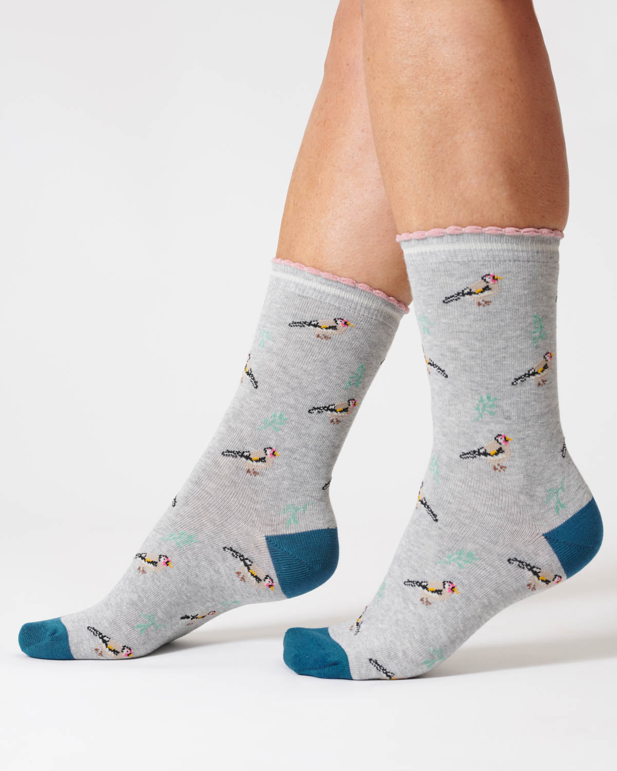 Thought Ladies Socks - Bird Cotton Socks
