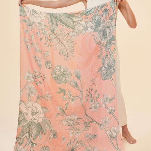 Powder Scarf - Floral Jungle - Petal