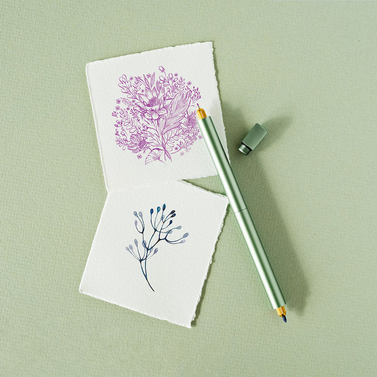 Tom's Studio Multi-Tip Pen - Lumos Pro Refillable Fineliner & Brush Pen - Duo Tip