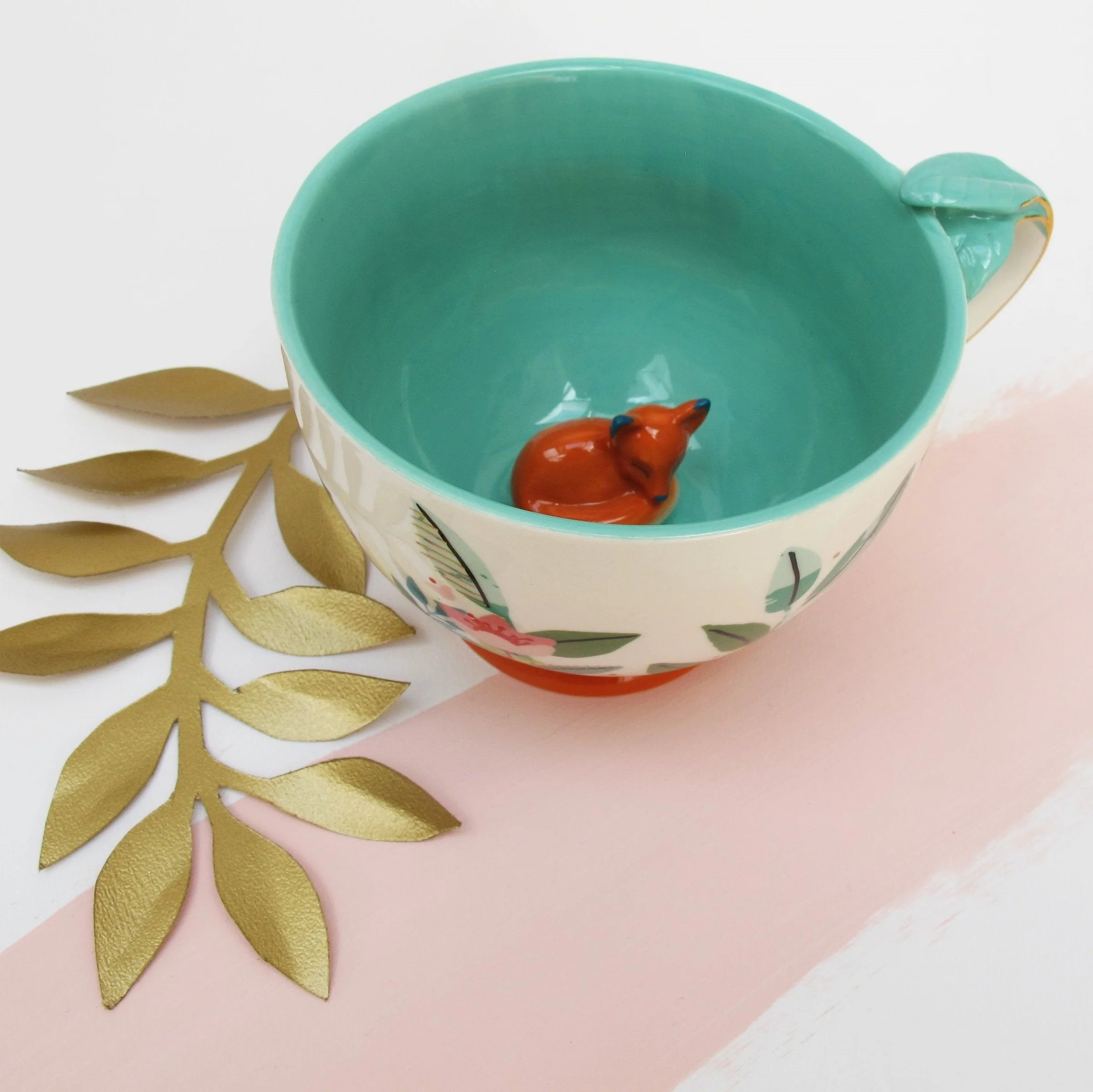 Disaster Designs Ceramics - Secret Garden Fox Cup
