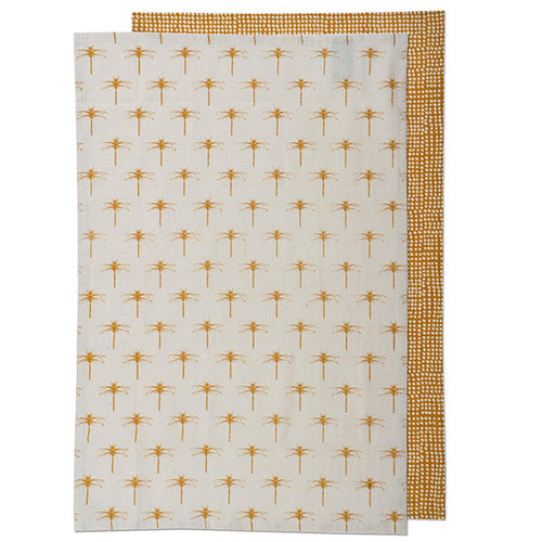 Tranquillo Homeware - Kitchen Tea towel - Retro Set of 2