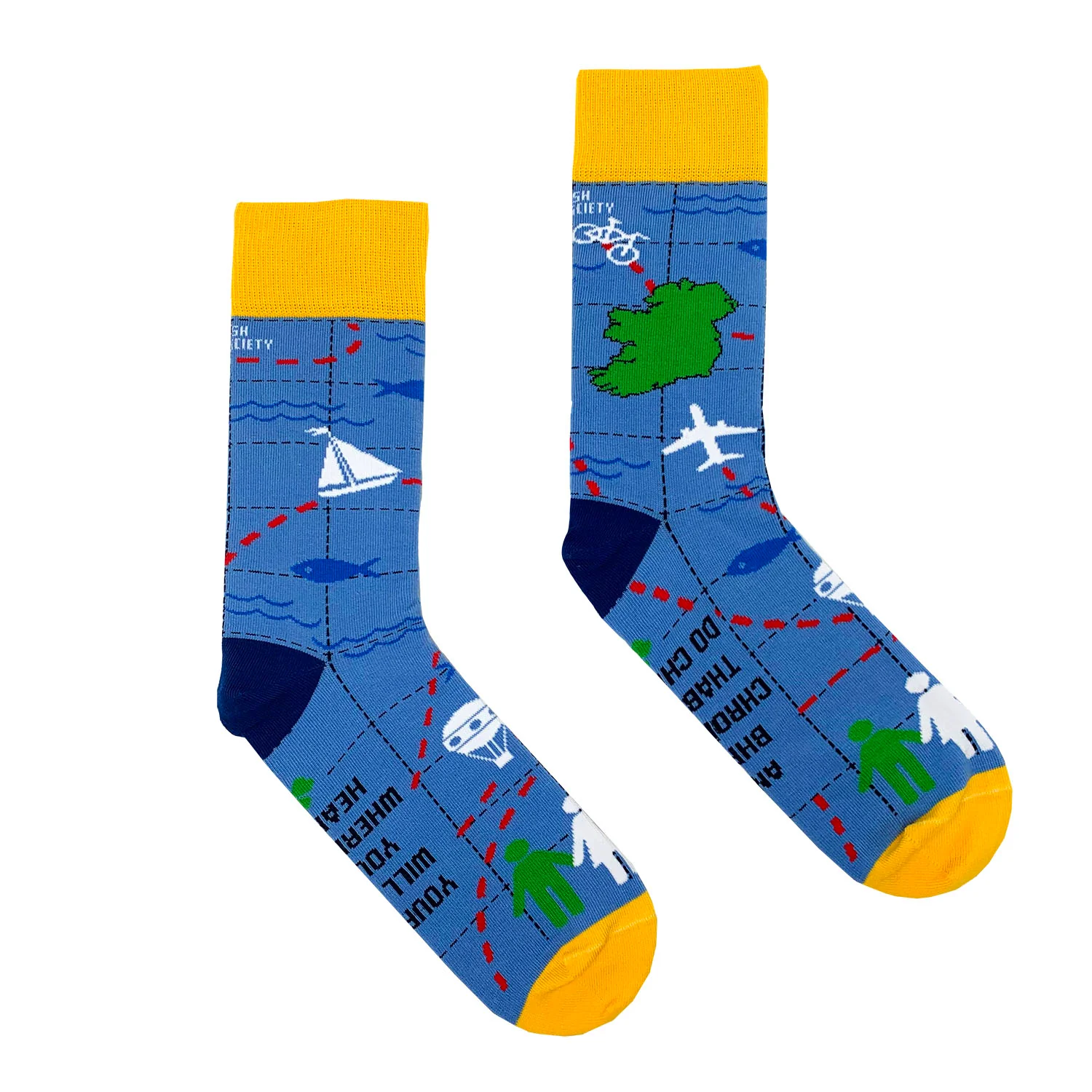 Irish Socksciety Socks - There is no place like home