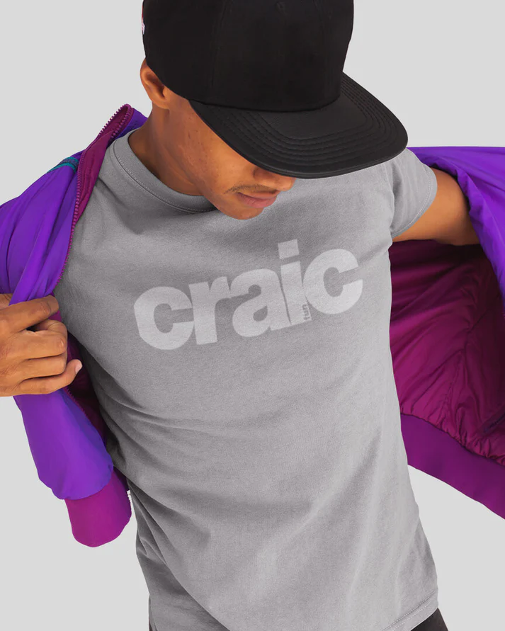 Fukil T Shirt - Craic (Grey with Heather Cloud)