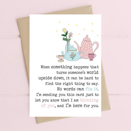 Dandelion Card - World upside down