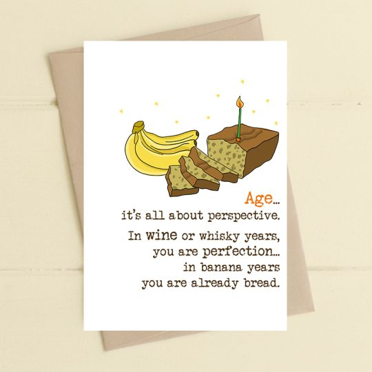 Dandelion Card - Banana bread