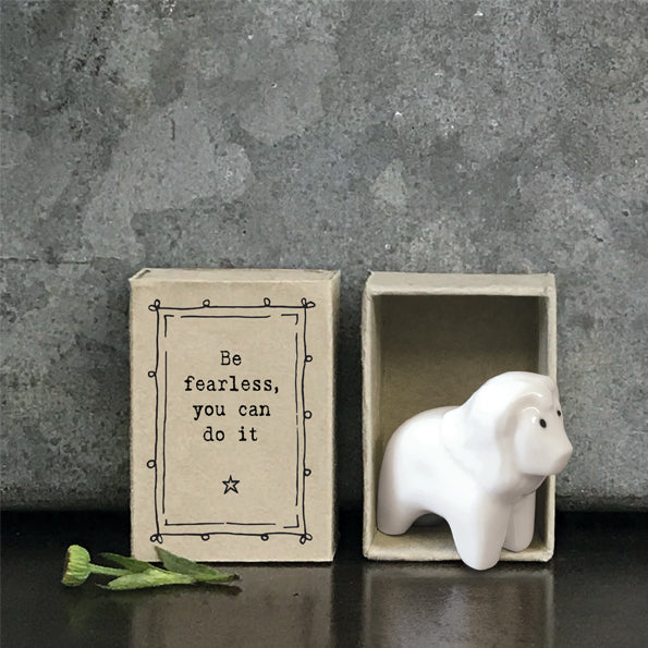 East of India - Porcelain Matchbox Sentiments - Lion