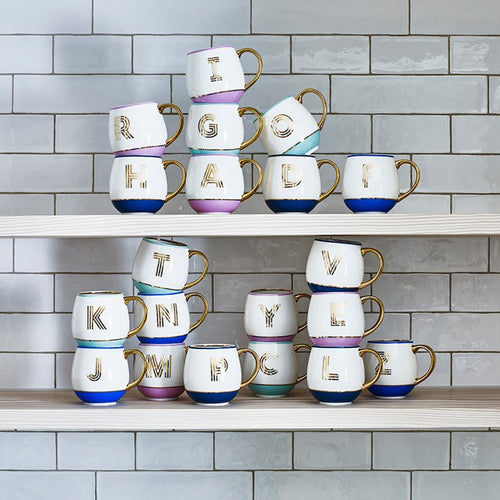 Bombay Duck Library Monogram Mugs