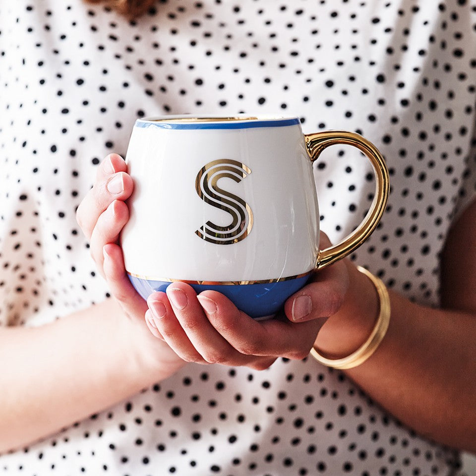 Bombay Duck Library Monogram Mugs
