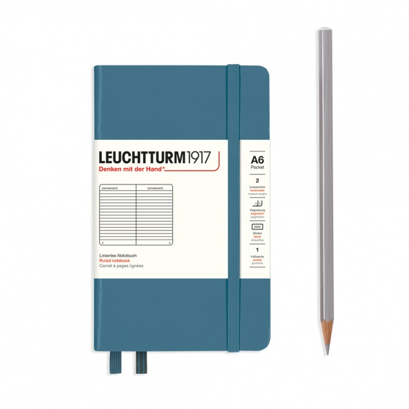 Leuchtturm1917 - A6 Notebook - Hardcover Ruled Lined