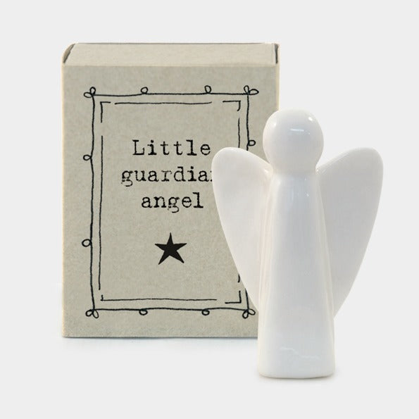 East of India - Porcelain Matchbox Sentiments - Guardian Angel
