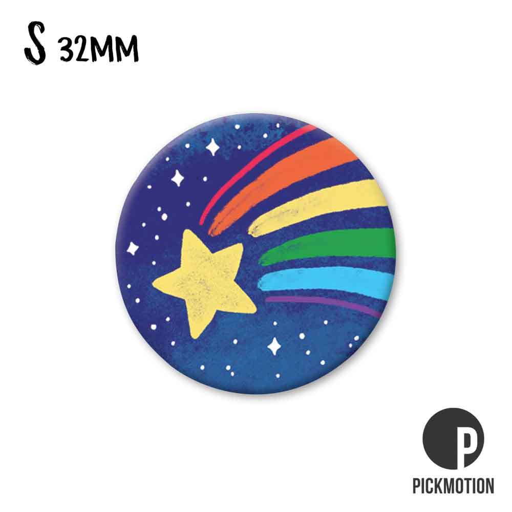 Pickmotion Magnet Small - Shooting Star Rainbow