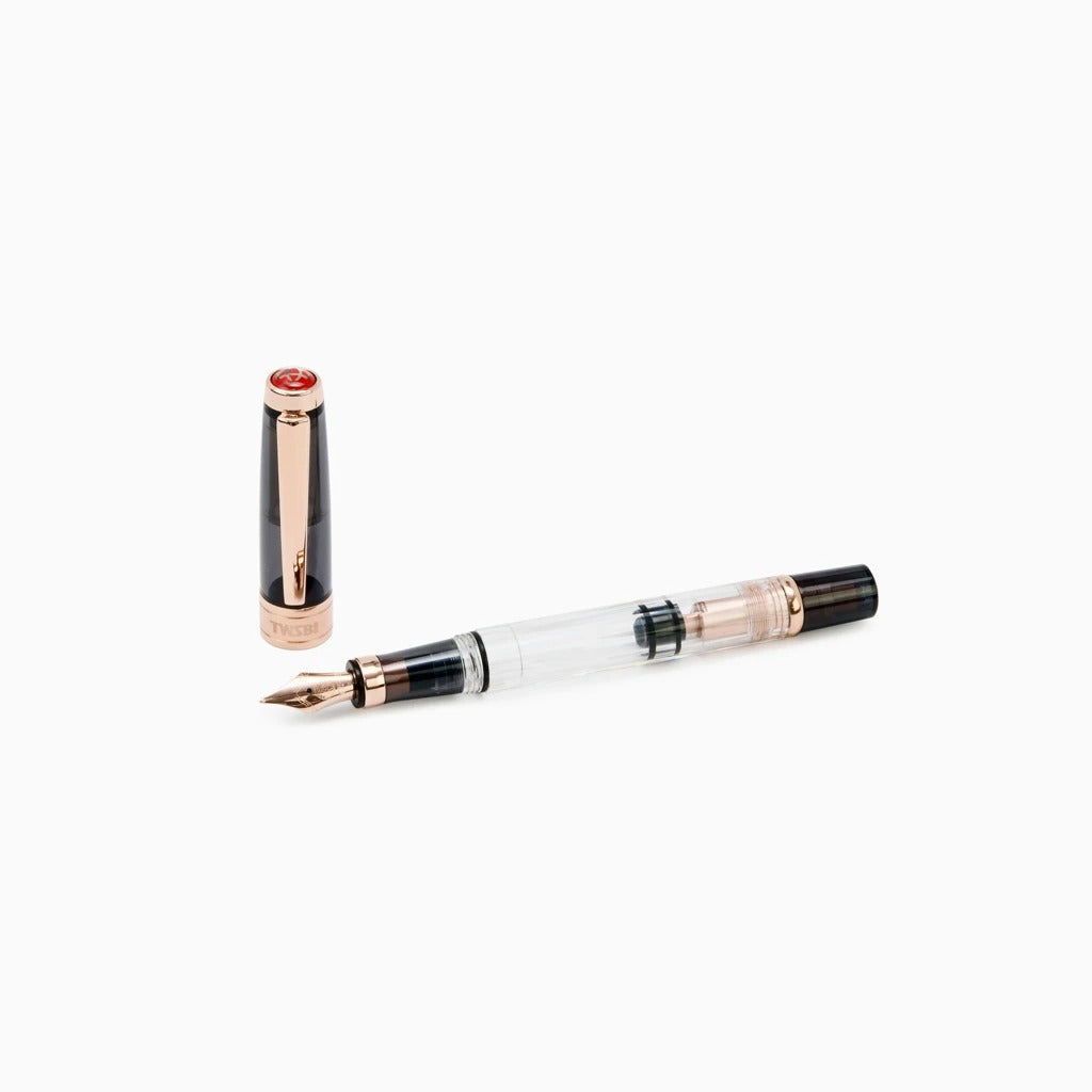 TWSBI - Diamond 580 RoseGold II Fountain Pen Smoke