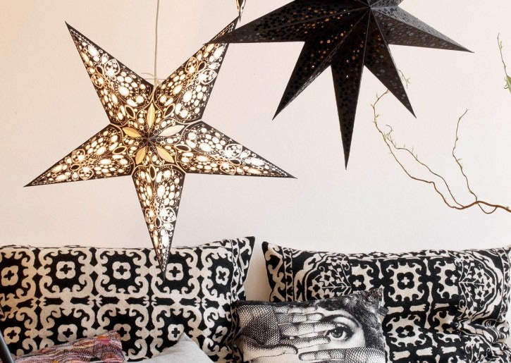 Van Verre - Handprinted Paper Star Light - Taj