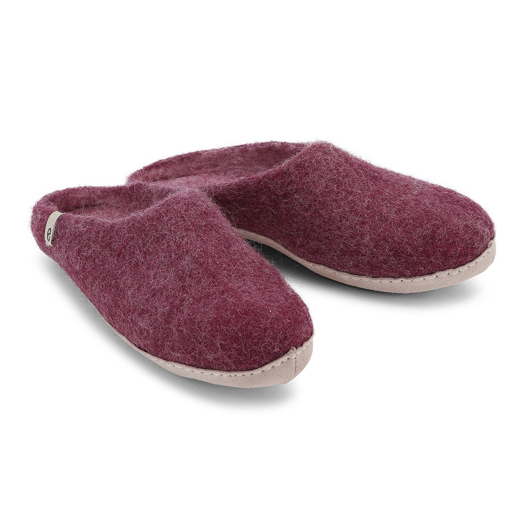 Egos Copenhagen - Handmade Slippers in Bordeaux
