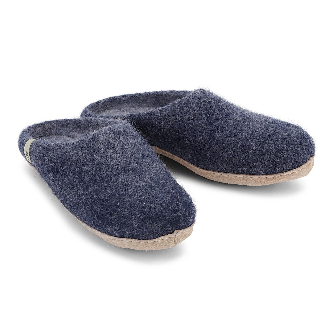 Egos Copenhagen - Handmade Slippers in Blue