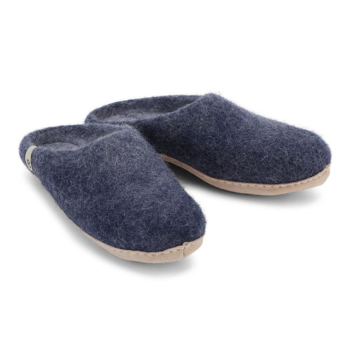 Egos Copenhagen - Handmade Slippers in Blue