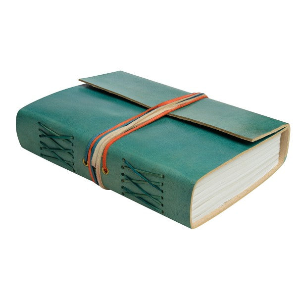 Paper High Journal - Leather Turquoise
