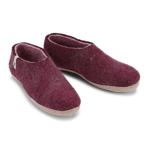 Egos Copenhagen - Handmade Slipper Shoes in Bordeaux