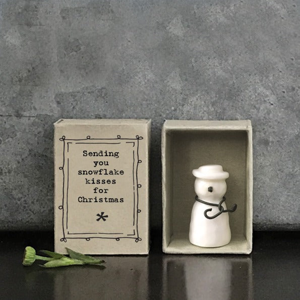 East of India Christmas - Matchbox Snowman