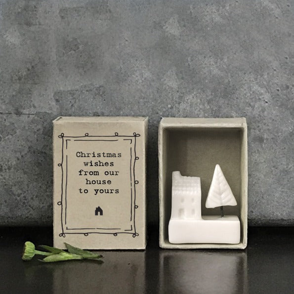 East of India Christmas - Matchbox From Our House to Yours