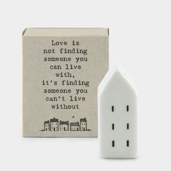 East of India - Porcelain Matchbox Sentiments - Houses