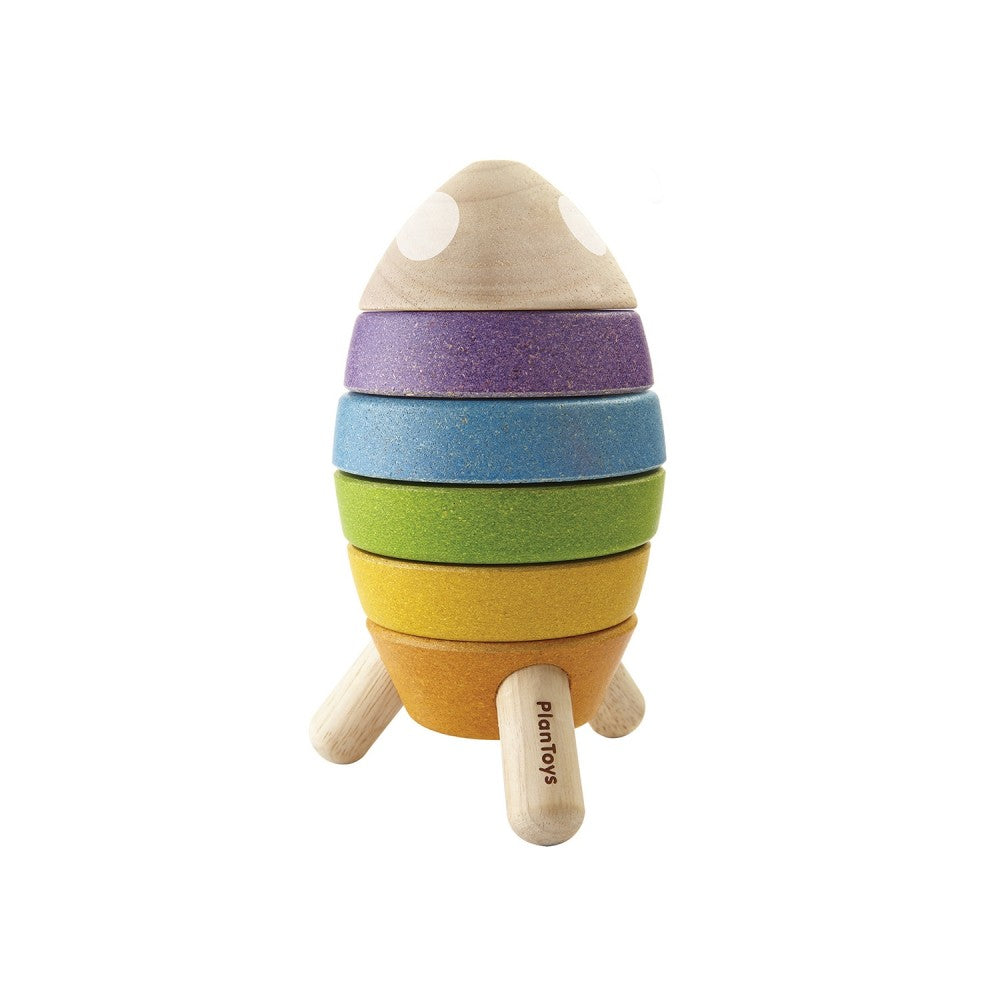Plan Toys - Baby Stacking Rocket