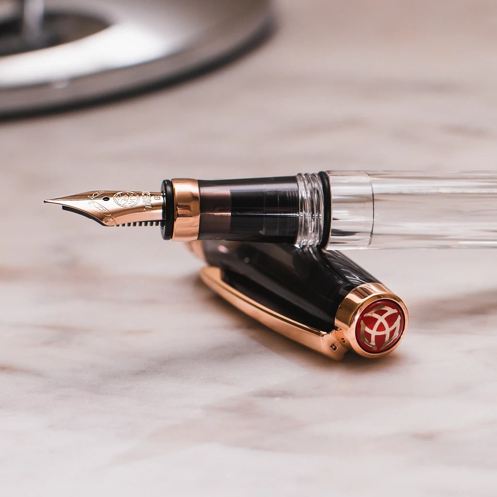 TWSBI - Diamond 580 RoseGold II Fountain Pen Smoke