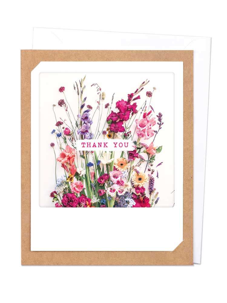 Pickmotion Photo-Card - Thank You Flowers