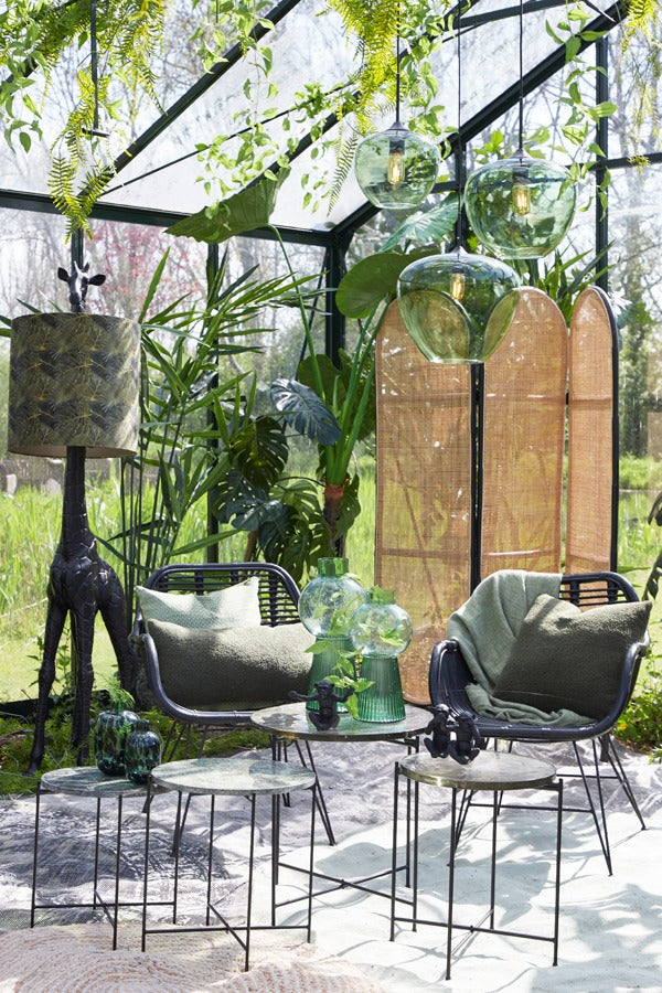 L&L Room Divider - Herwin Webbing Natural/Black