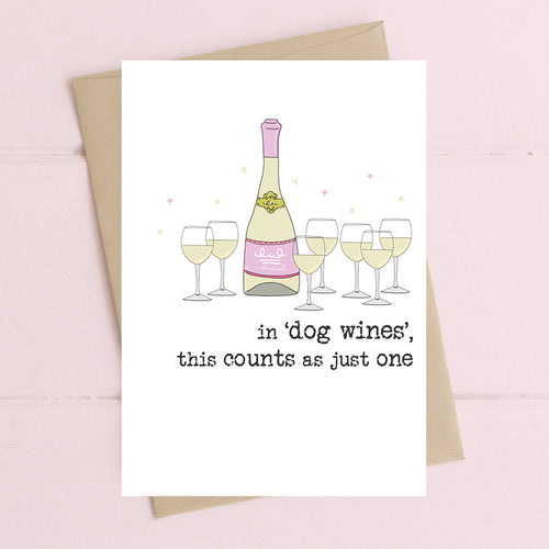 Dandelion Card - Dog Wines