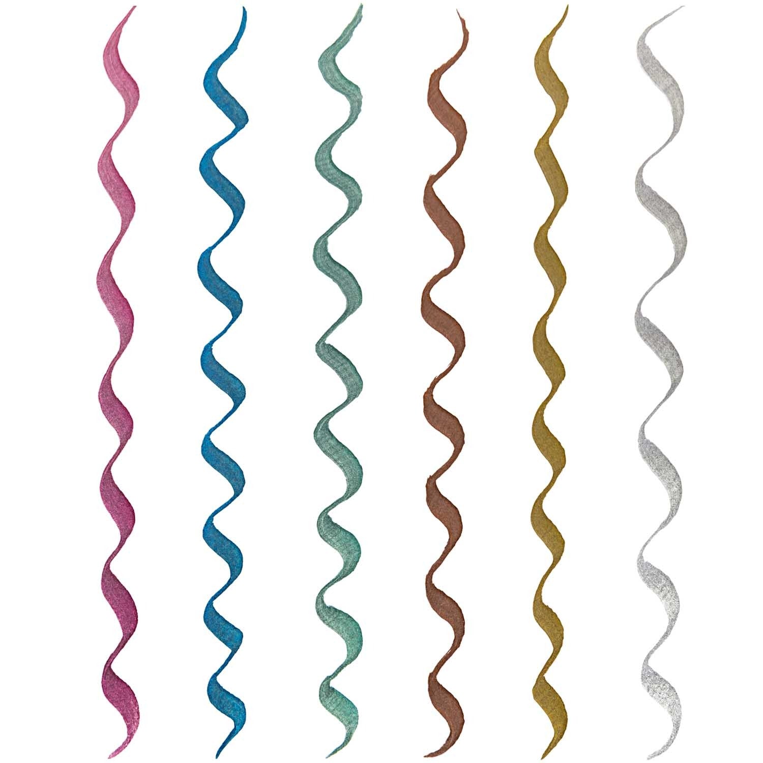 Paper Poetry Pens - Brush Pens in Metallic