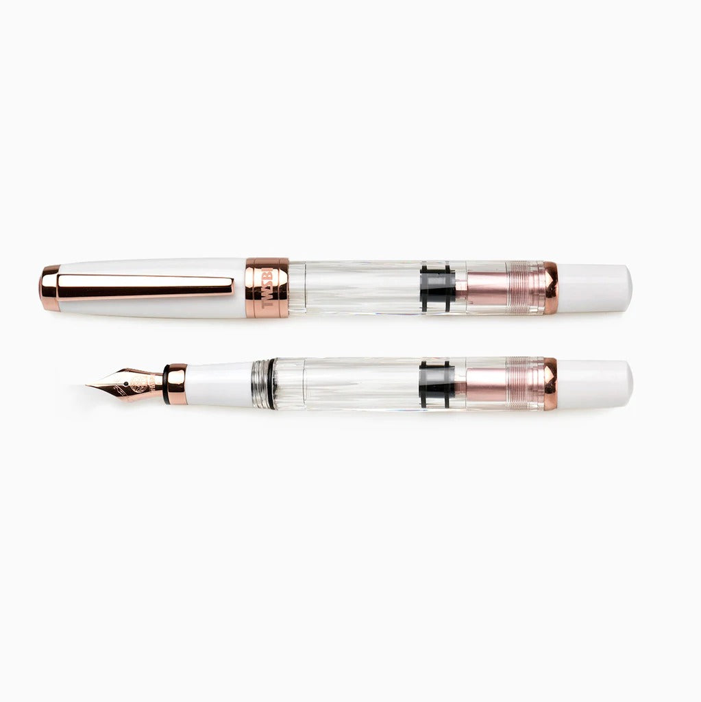 TWSBI - Diamond 580 RoseGold II Fountain Pen White