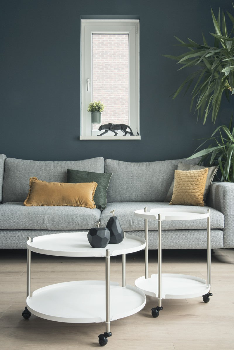 Present Time Interiors - Side Table Thrill Nickel