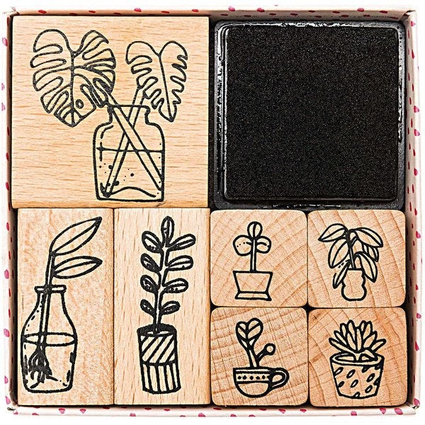 Paper Poetry Stamp Set - Hygge Plants