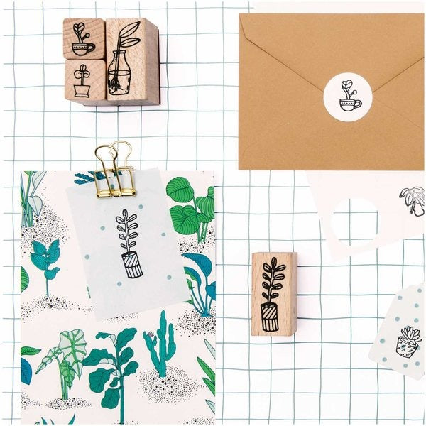 Paper Poetry Stamp Set - Hygge Plants