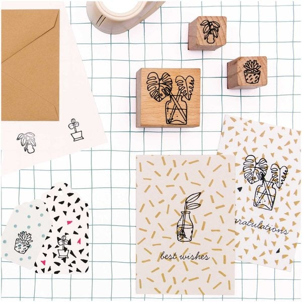 Paper Poetry Stamp Set - Hygge Plants