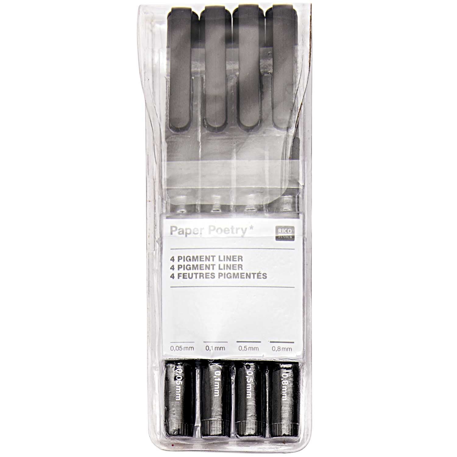 Paper Poetry Pens - Pigment Liner Pens Set of 4