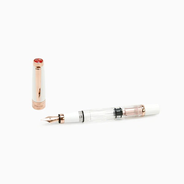 TWSBI - Diamond 580 RoseGold II Fountain Pen White
