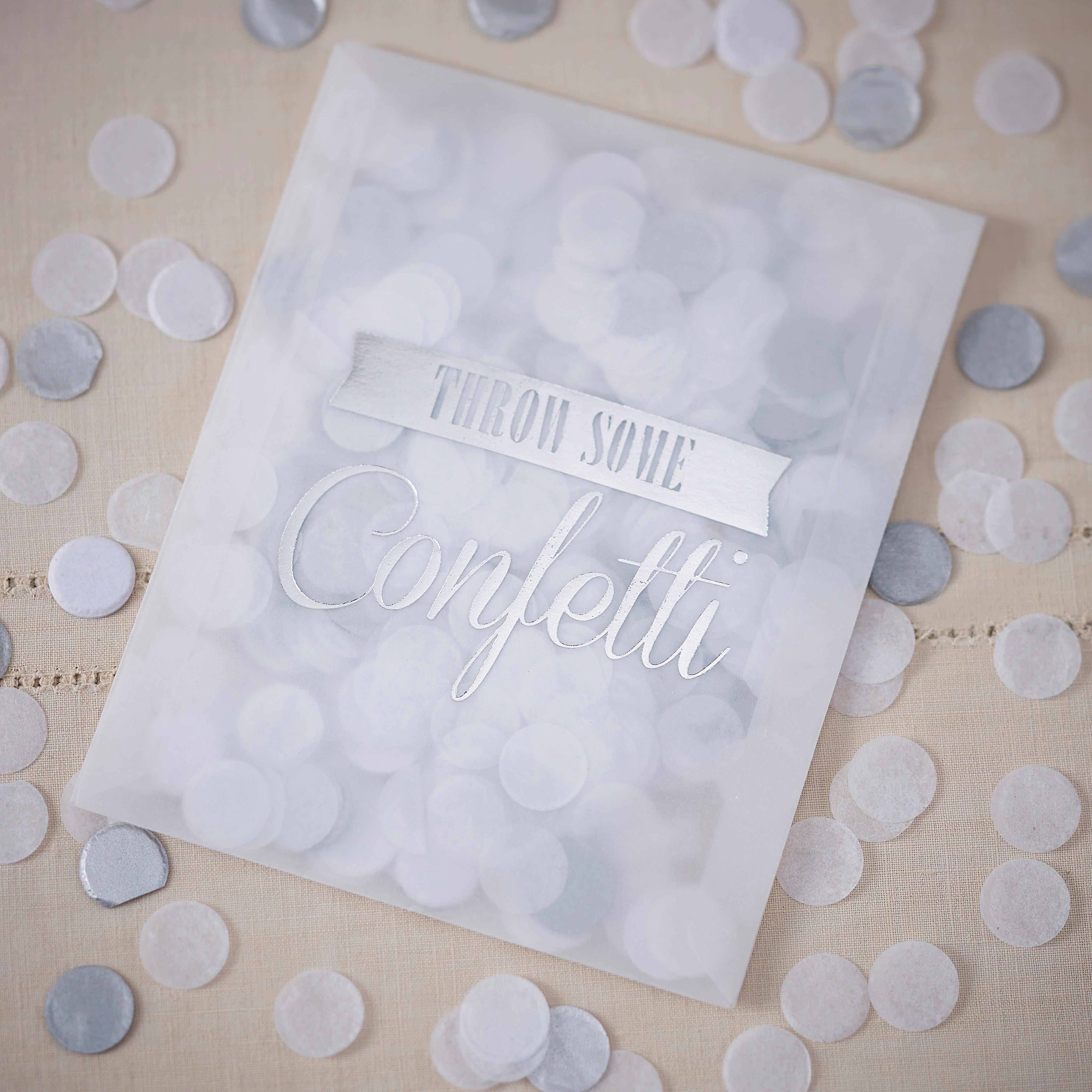 Ginger Ray Confetti - Silver