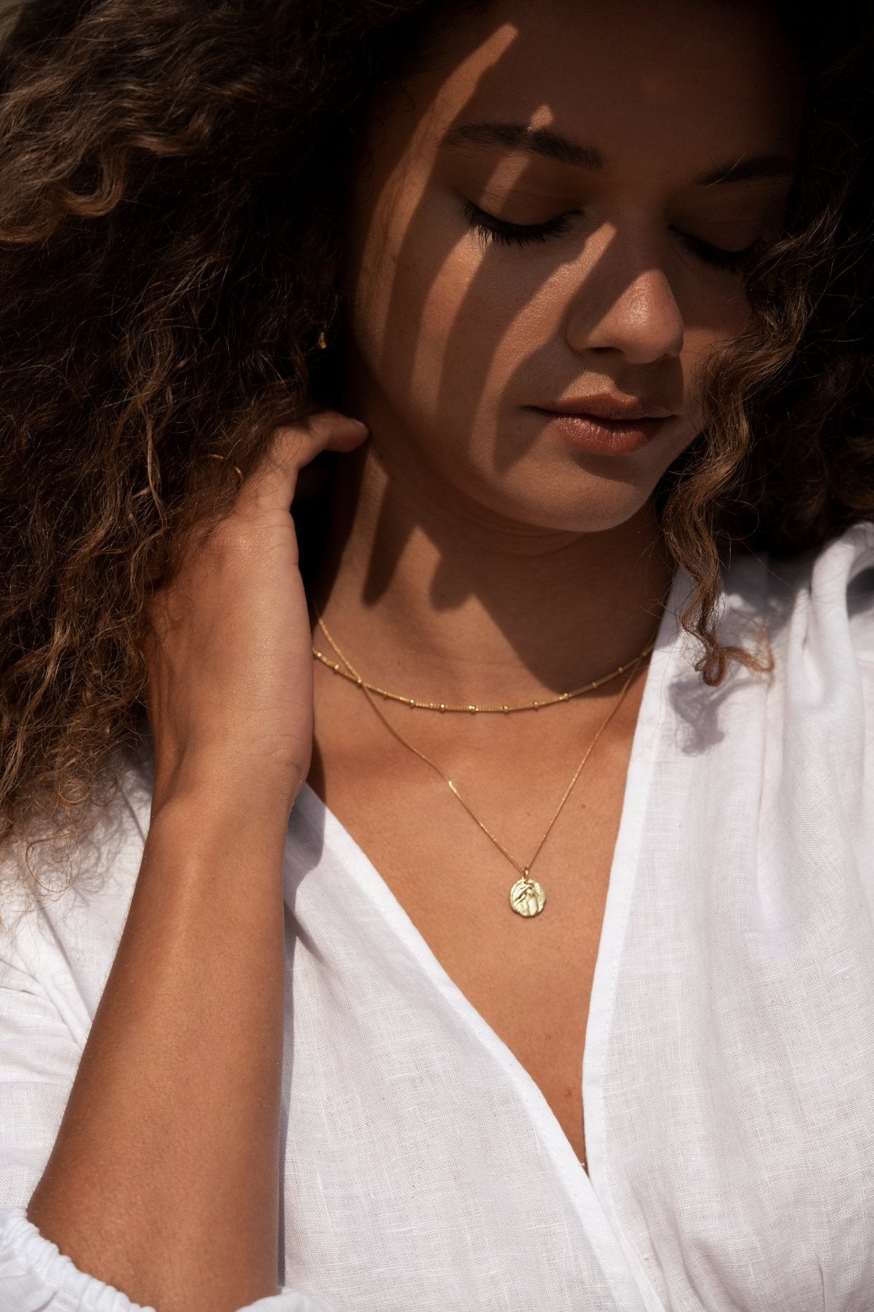 Juvi Necklace - Relic Merrow Coin - Gold